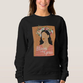 Sweatshirt Fleurs Botaniques Graphiques Rétro Jardinage Plant