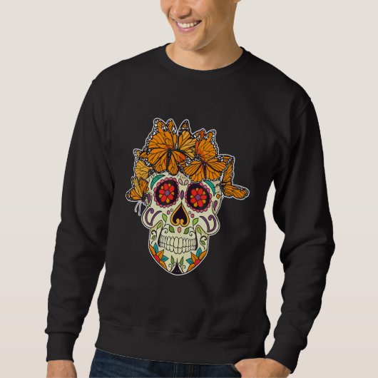 Sweatshirt Fleurs colorées de l'imagination (Devant)