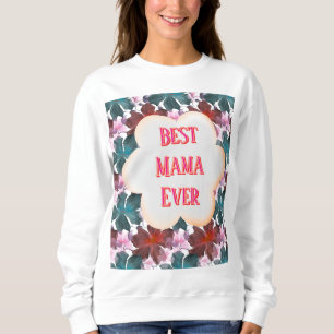 Sweatshirt Fleurs de aquarelle personnalisées et sur mesure 