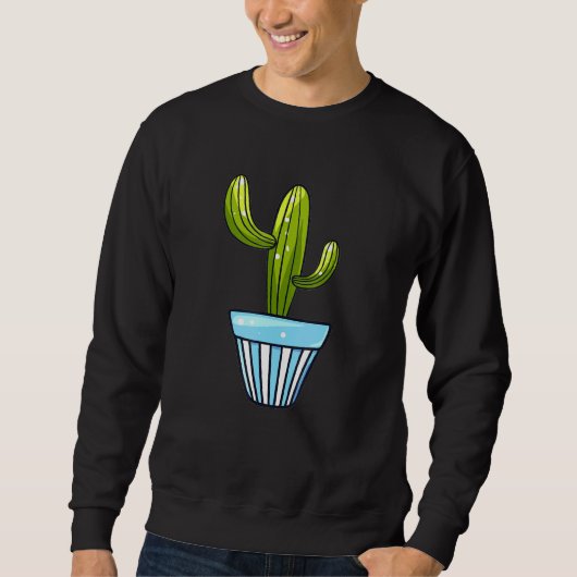 Sweatshirt Fleurs de cactus mignonnes Cactus Succulents 5 (Devant)