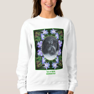 Sweatshirt Fleurs de chicorée sauvages Cadre Créer votre prop
