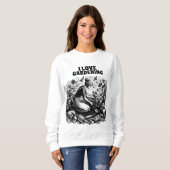 Sweatshirt Fleurs de la Dame du Jardin (Devant entier)