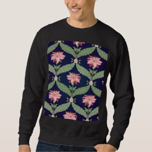Sweatshirt Fleurs d'Imaginaire : Motifs indiens foncés