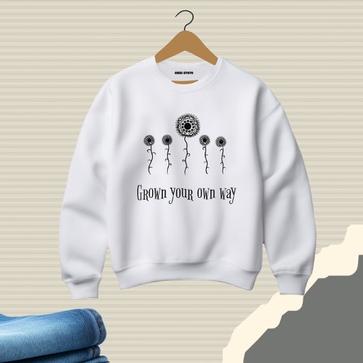 Sweatshirt Fleurs en croissance