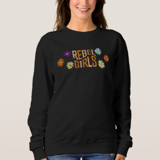 Sweatshirt Fleurs Graphiques Rebelles Filles