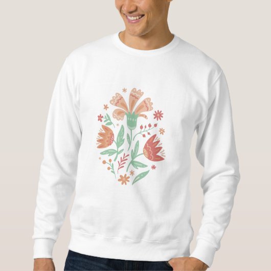 Sweatshirt Fleurs sauvages (Devant)