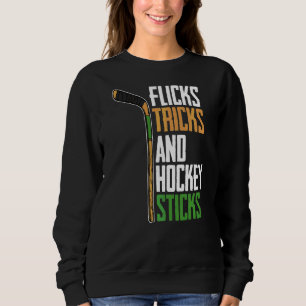 Sweatshirt Flicks Tricks Et Bâtons De Hockey Pelouse Hockey