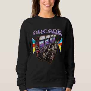 Sweatshirt Flipper Pinball Retro Gamer Arcade Machine Jeu