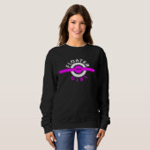 Sweatshirt Floater Girl One Wheel Float Electric Skateboard O (Devant entier)
