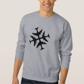 Sweatshirt Flocon de neige d'avion