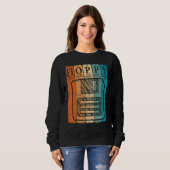 Sweatshirt Floppy Disk Periodic Table Elements Computer Nerd  (Devant entier)