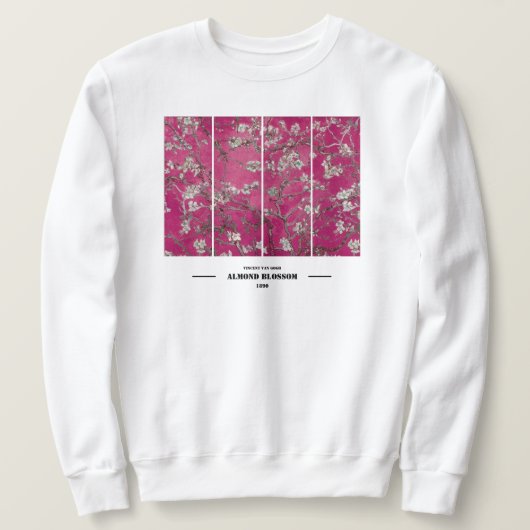 Sweatshirt Floraison d'amandier de Vincent Van Gogh  (Design devant)