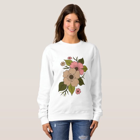 Sweatshirt Floral (Devant entier)