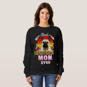 Sweatshirt Floral de Bulldog (Devant entier)
