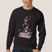 Sweatshirt Floral Microscope Medical Laboratory Biology Micro (Devant)
