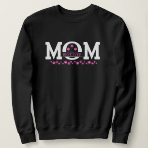 Sweatshirt Floral rose meilleur MOM jamais