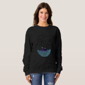 Sweatshirt Flore de Leah sans fil Einstein Nature Graphique (Devant entier)