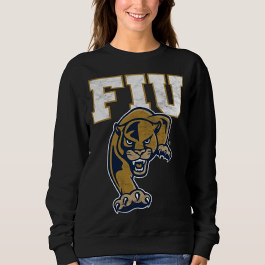 Sweatshirt Florida International FIU Panthers Distressed Prim (Devant)