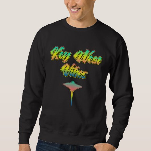 Sweatshirt Florida Keys Stingray Vibes  The Conch Republic of (Devant)