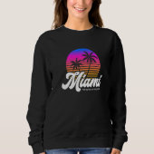 Sweatshirt Florida Souvenir Miami   (Devant)