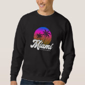 Sweatshirt Florida Souvenir Miami (Devant)