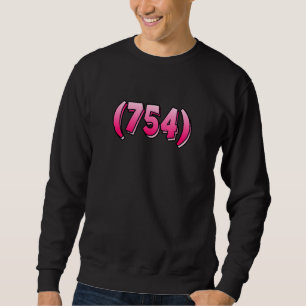 Sweatshirt Floride 754 Code régional Fort Lauderdale Pembroke