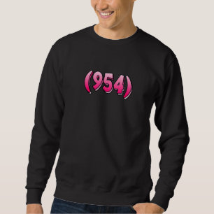 Sweatshirt Floride 954 Code régional Fort Lauderdale Pembroke