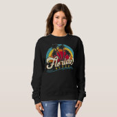 Sweatshirt Floride Beach Vacances Souvenir (Devant entier)