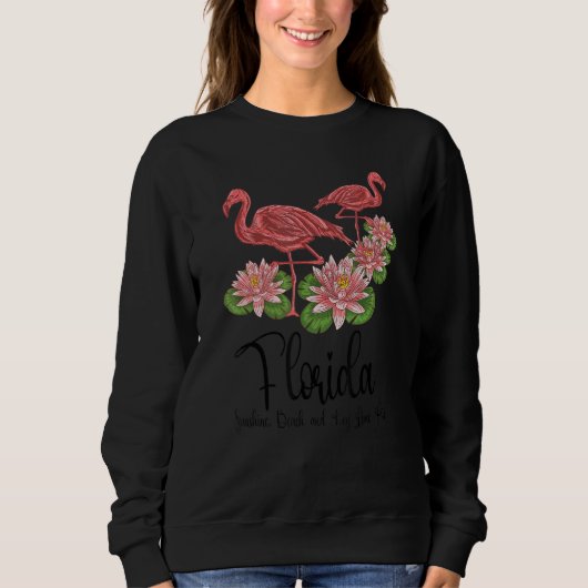 Sweatshirt Floride Sunshine Beach Et Key Lime Pie Floride 3 (Devant)