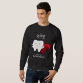 Sweatshirt Floss Comme Un Dentiste De Boss (Devant entier)