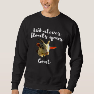 Sweatshirt Flotte votre chèvre animal tourne