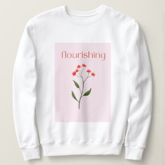Sweatshirt Flourdissant esthétique mignon girly