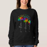 Sweatshirt Flower Butterfly Autism<br><div class="desc">En direct Love Accept Flower Butterfly Autism Venin. Parfait pour papa,  maman,  papa,  men,  women,  friend et family members on Thanksgiving Day,  Christmas Day,  Mothers Day,  Fathers Day,  4th of July,  1776 Independent Day,  Vétérans Day,  Halloween Day,  Patrick's Day</div>