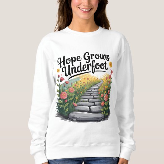 Sweatshirt Flower Path Transformation (Devant)