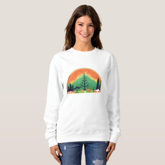 Sweatshirt Fluent en T-shirt Silence (Devant entier)