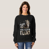 Sweatshirt Fluffin Vous Fluffin Fluff Maine Coon Chat (Devant entier)