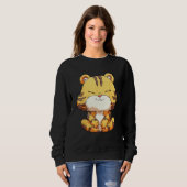 Sweatshirt Fluffy Tiger Zen  Pamper Yourself (Devant entier)