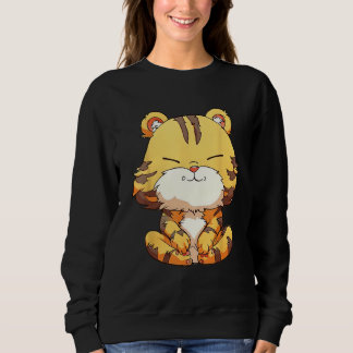 Sweatshirt Fluffy Tiger Zen  Pamper Yourself