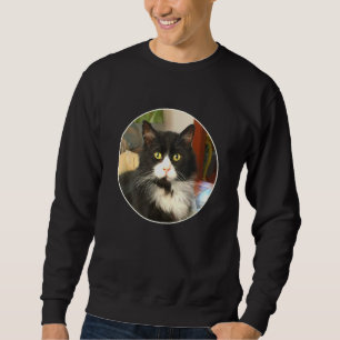 Sweatshirt Fluffy Tuxedo Tat Face
