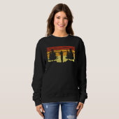 Sweatshirt Flûte de lecteur de flux transversal (Devant entier)