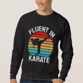 Sweatshirt Flux dans Karate Funny Karate (Devant)