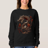 Sweatshirt Flying Japanese Dragons (Devant)