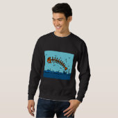 Sweatshirt Flying Skelefish (Devant entier)
