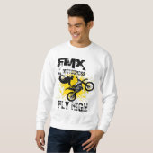 Sweatshirt FMX Motocross Vol à haute manche longue (Devant entier)