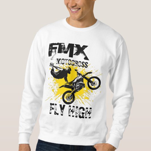 Sweatshirt FMX Motocross Vol à haute manche longue (Devant)