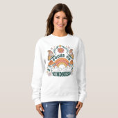 Sweatshirt Focus sur la gentillesse graphique Super (Devant entier)