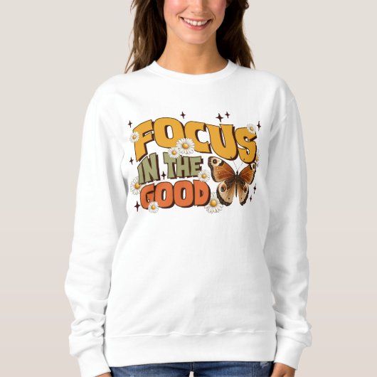 Sweatshirt Focus sur le bien (Devant)