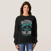 Sweatshirt Foi chrétienne Jésus (Devant entier)