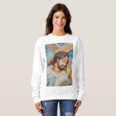 Sweatshirt Foi chrétienne Jésus Christ (Devant entier)