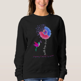Sweatshirt Foi Espoir Amour Colibri Grossesse Perte Infantile